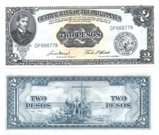 Philippines 2 Peso ND 1949 P-131 UNC - Filipinas