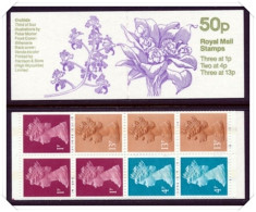 FB29 Orchids Series No 3 (50p Folded Booklets) NB1-4 - Booklets