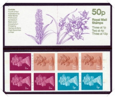 FB30 Orchids Series No 4 (50p Folded Booklets) NB1-4 - Libretti