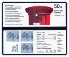 FB31 Pillar Box (50p Folded Booklets) NB1-4 - Libretti