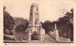 FRANCE - Besançon - Monument Aux Morts (M Boutterin Arch Gasg Laethier Et Pasche) - Carte Postale Ancienne - Besancon