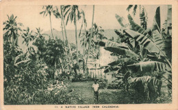 FRANCE - A Native Village (New Caledonia) - Vue Générale - La Forêt - Une Maison - Carte Postale Ancienne - Nouvelle Calédonie