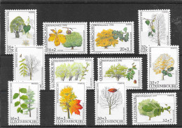 TIMBRES  NEUFS LUXEMBOURG NATURE  ARBRES - BAUME - TREES - SERIES BIENFAISANCE 1995 - 1996 - 1997 - Sonstige & Ohne Zuordnung