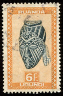 Pays : 411,2 (Ruanda-Urundi : Mandat Des Nations Unies)  Yvert Et Tellier N° :   168 (o) - Used Stamps