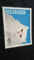 NİARAGUA-1980-90     0.50   CORD  DAMGALI - Nicaragua