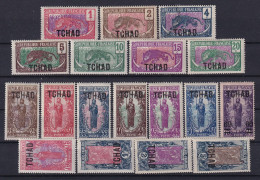 Tchad    1/18 * Sauf Le 3 Oblitéré - Unused Stamps