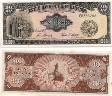 Philippines 10 Peso ND 1949 P-137 UNC - Filipinas