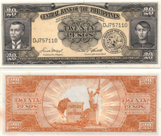 Philippines 20 Peso ND 1949 P-137 UNC - Filippijnen