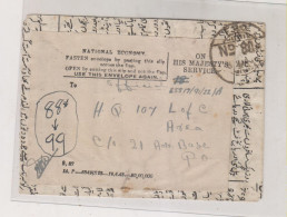 GREAT BRITAIN 1944 Military Cover - Lettres & Documents