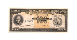 Philippines  100 Peso ND 1949 P-139 UNC - Filipinas