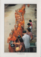 Thailand - A Long Line Of Buddhist Monks - Tailandia