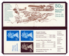 FB55 50p Aircraft 1 NB1-4 - Booklets