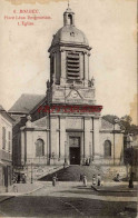 CPA BOLBEC - PLACE LEON DESGENETAIS - L'EGLISE - Bolbec