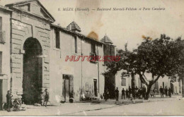 CPA MEZE - 34 - BOULEVARD MAREUIL VILLEBOIS - Mèze