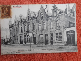 Cpa Veurne Furnes Coin Rue De La Panne Edition Morez-decroo - Veurne