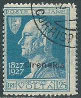 1927 CIRENAICA USATO VOLTA 1,25 LIRE - RA12-4 - Cirenaica