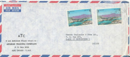 UAE Abu Dhabi Air Mail Cover Sent To Sweden 6-5-1975 - Abu Dhabi