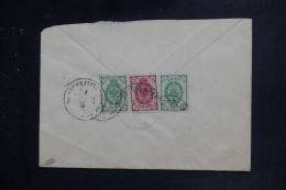 RUSSIE - Enveloppe En Recommandé En 1905, Affranchissement Au Verso - L 151254 - Cartas & Documentos