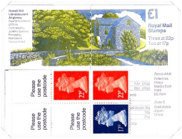 FH22 Mills Design 4 Howell Mill Plain (£1.00 Folded Booklets) HRD3a - Carnets