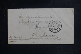 RUSSIE - Enveloppe Voyagée En 1909, Affranchissement Au Verso - L 151256 - Cartas & Documentos