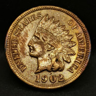 1 CENT INDIAN HEAD 1902 USA / TETE D'INDIEN - 1859-1909: Indian Head