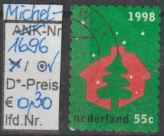 1998 - NIEDERLANDE - FM/DM "Dez.marken - Baum Im Haus" 55 C Mehrf. - O  Gestempelt - S.Scan (1696o Nl) - Gebraucht