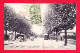 F-92-Chatillon Sous Bagneux-02P230  Avenue De Paris, Attelage, Cpa  - Châtillon