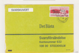 Zweden Lokale Zegel Cat. Facit Sverige 2000 Private Lokaalpost ;zegels Voor Frankering "Het Beste"  Facit 18 Op Omslag - Emissions Locales