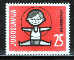 YUGOSLAVIA 1962 - Childrens Week MNH - Unused Stamps