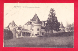 F-24-Thiviers-04A20 Le Château De La Filolie, Cachet Militaire Au Verso, Cpa BE - Thiviers