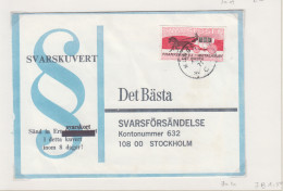 Zweden Lokale Zegel Cat. Facit Sverige 2000 Private Lokaalpost ;zegels Voor Frankering "Het Beste"  Facit 20 Op Omslag - Local Post Stamps