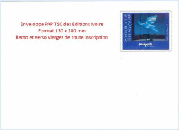 Entier FRANCE - PAP Enveloppe TSC Editions Ivoire Neuf ** - 3f00 Magritte - PAP: TSC En Semi-officiële Bijwerking