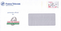 Entier FRANCE - PAP Enveloppe TSC France Telecom Club Camargue Nîmes Gard Neuf ** - 3f00 Rugby - Prêts-à-poster:Stamped On Demand & Semi-official Overprinting (1995-...)