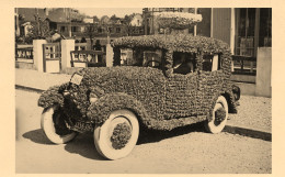 Pornichet * Carte Photo * Cavalcade Mi Cerême , Voiture Fleurie * Au Fond La Gare Avec Wagons Trains - Pornichet