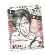 (REPUBBLICA ITALIANA) 2023, GINA LOLLOBRIGIDA - Serie Di 1 Francobollo Usato - 2021-...: Gebraucht