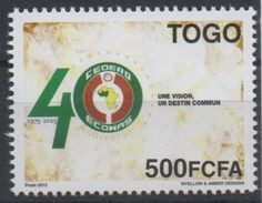 Togo 2015 Emission Commune Joint Issue CEDEAO ECOWAS 40 Ans 40 Years - Togo (1960-...)