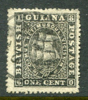 1863 British Guiana 1c Perf 12 1/2 X 13 Sg 51 - Britisch-Guayana (...-1966)