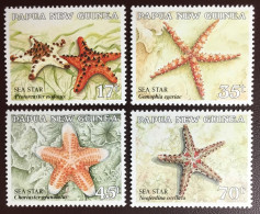 Papua New Guinea 1987 Sea Stars Marine Life MNH - Marine Life