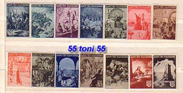1942/43  History Of Bulgaria Yvert- 406/19 14 V.-MNH    Bulgaria / Bulgarie - Unused Stamps