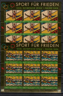 UN United Nations Vienna 2008 Olympic Games Beijing, Swimming Etc. Set Of 2 Sheetlets MNH - Verano 2008: Pékin