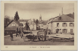 88 - B31530CPA - LE THILLOT - Rue De La Gare - Dechargement De Bois - Très Bon état - VOSGES - Le Thillot