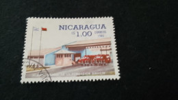 NİARAGUA-1970-80     1.00   CORD  DAMGALI - Nicaragua