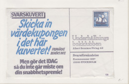 Zweden Lokale Zegel Cat. Facit Sverige 2000 Private Lokaalpost ; Omslag Met Opdrukzegel Voor Zending Naar Uitgeverij - Local Post Stamps