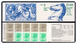 FO1b 10 Shilling Seahorse £1.46 Folded Booklet NB1-4 - Booklets