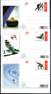 Belgium 2006 Olympic Games Turin Torino Set Of 5 Commemorative Postcards - Invierno 2006: Turín