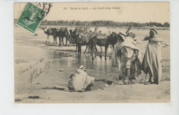 AFRIQUE - ALGERIE - Dans Le Sud - Au Bord D'un Chott - Uomini