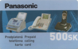 Panasonic, Remote Memory, Prepaid Calling Card, 500 Sk., 500 Pc., GlobalIPhone, Slovakia, Used - Slovakia