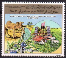 LIBYA  - 1v - MNH - Olives - Dromadaire - Tracteur - Agriculture - Dromedary - Plowing - Olive Branch - Camel - Oliven - Agricultura