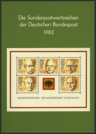 JAHRESZUSAMMENSTELLUNGEN J 10 **, 1982, Jahreszusammenstellung, Pracht, Mi. 65.- - Collections