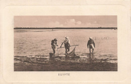 EGYPTE - Vue Sur La Mer - Animé - Trois Personnes En Train De Pêcher - Carte Postale Ancienne - Other & Unclassified